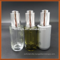 30ml green glass bottle with press dropper